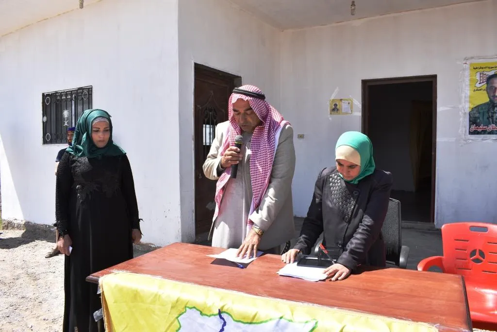 افتتاح مركز لمجلس قرية الجلامدة بريف دير الزور