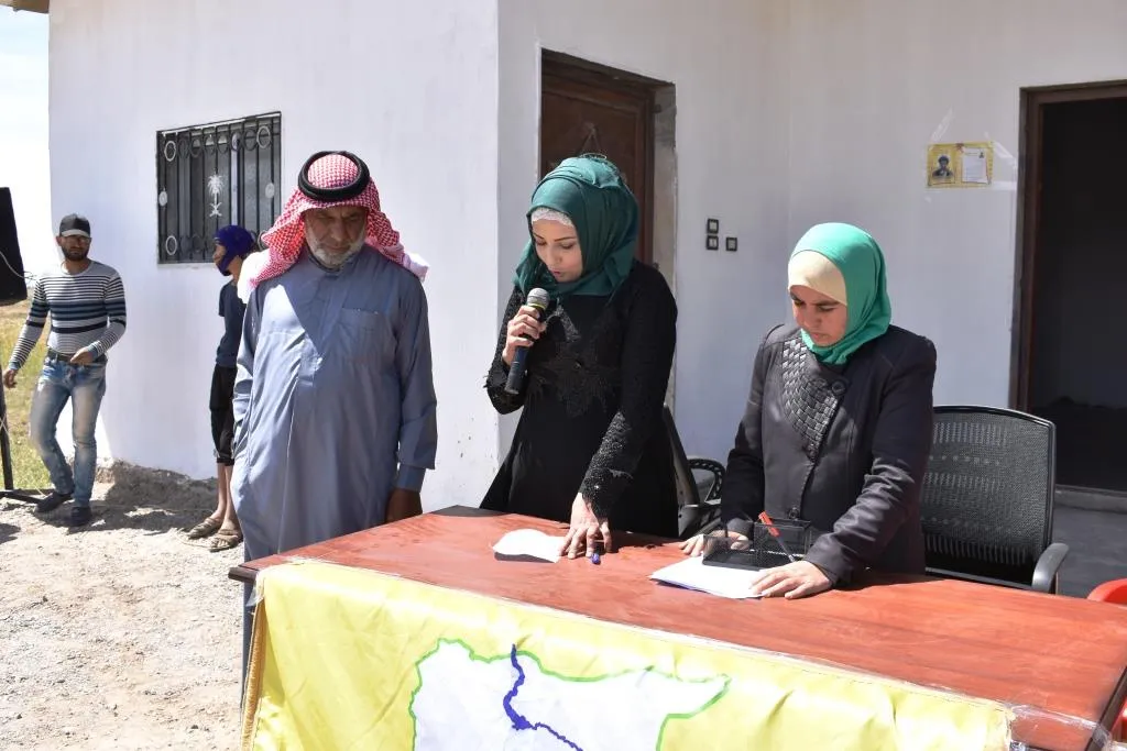 افتتاح مركز لمجلس قرية الجلامدة بريف دير الزور
