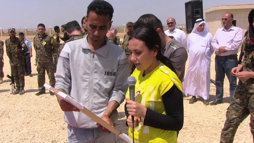 جثمان الشهيد صالح المحمود يوارى الثرى في مزار الحكومية