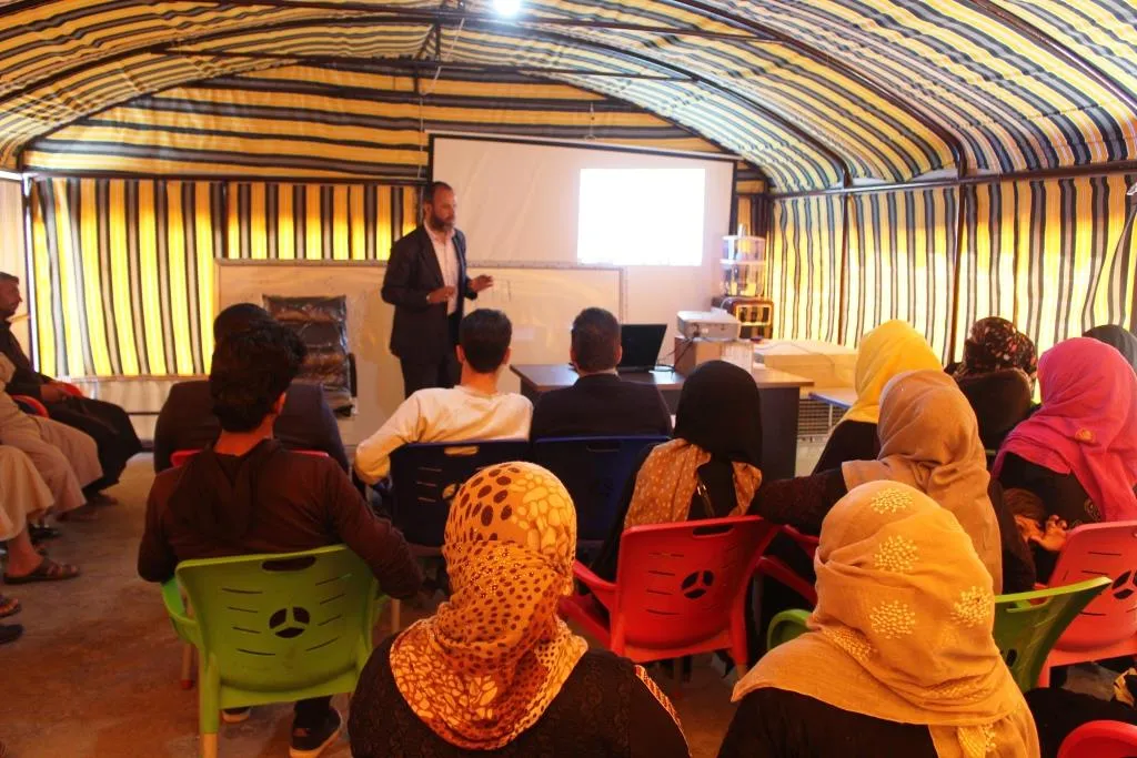 افتتاح أول مشروع للتطوير المهني في ريف الرقة