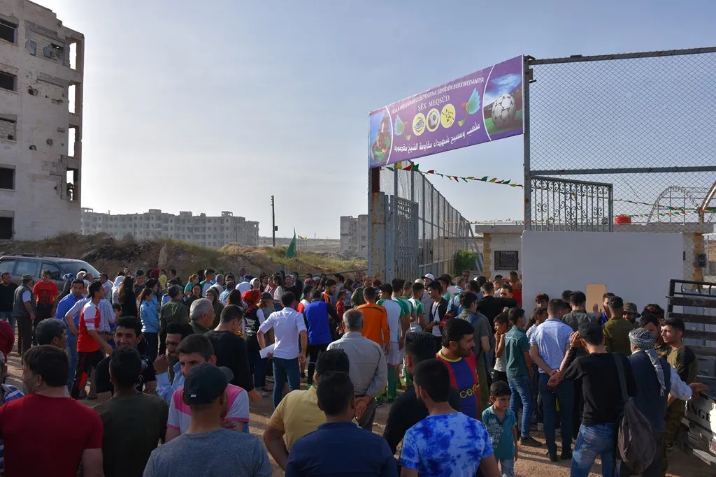 افتتاح ملعب ومسبح "شهداء مقاومة الشيخ مقصود" في حلب