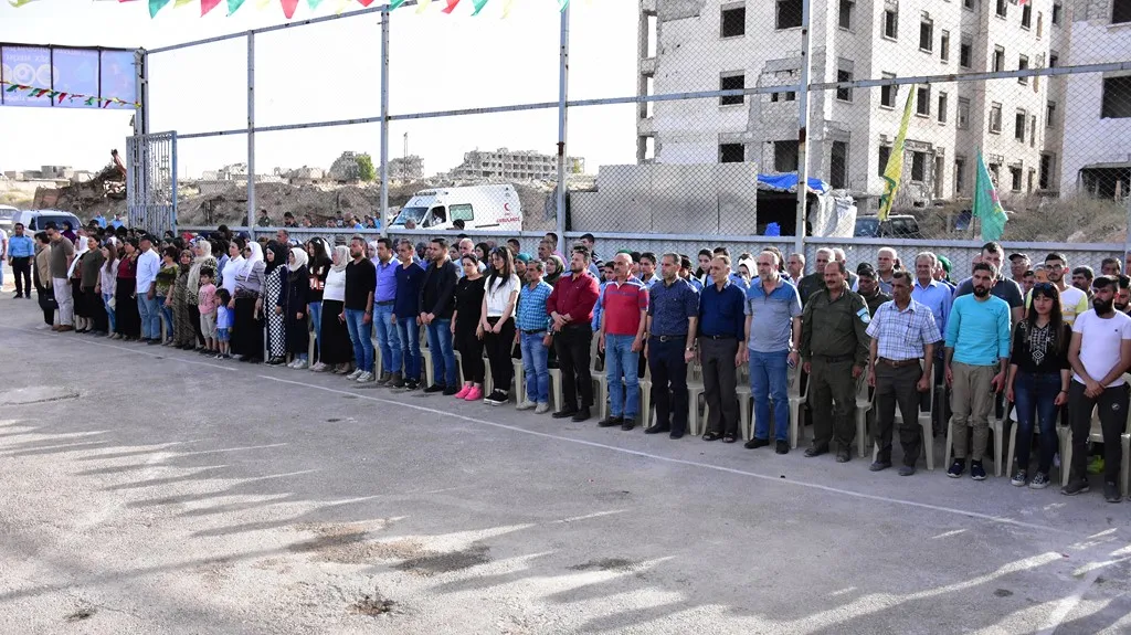 افتتاح ملعب ومسبح "شهداء مقاومة الشيخ مقصود" في حلب