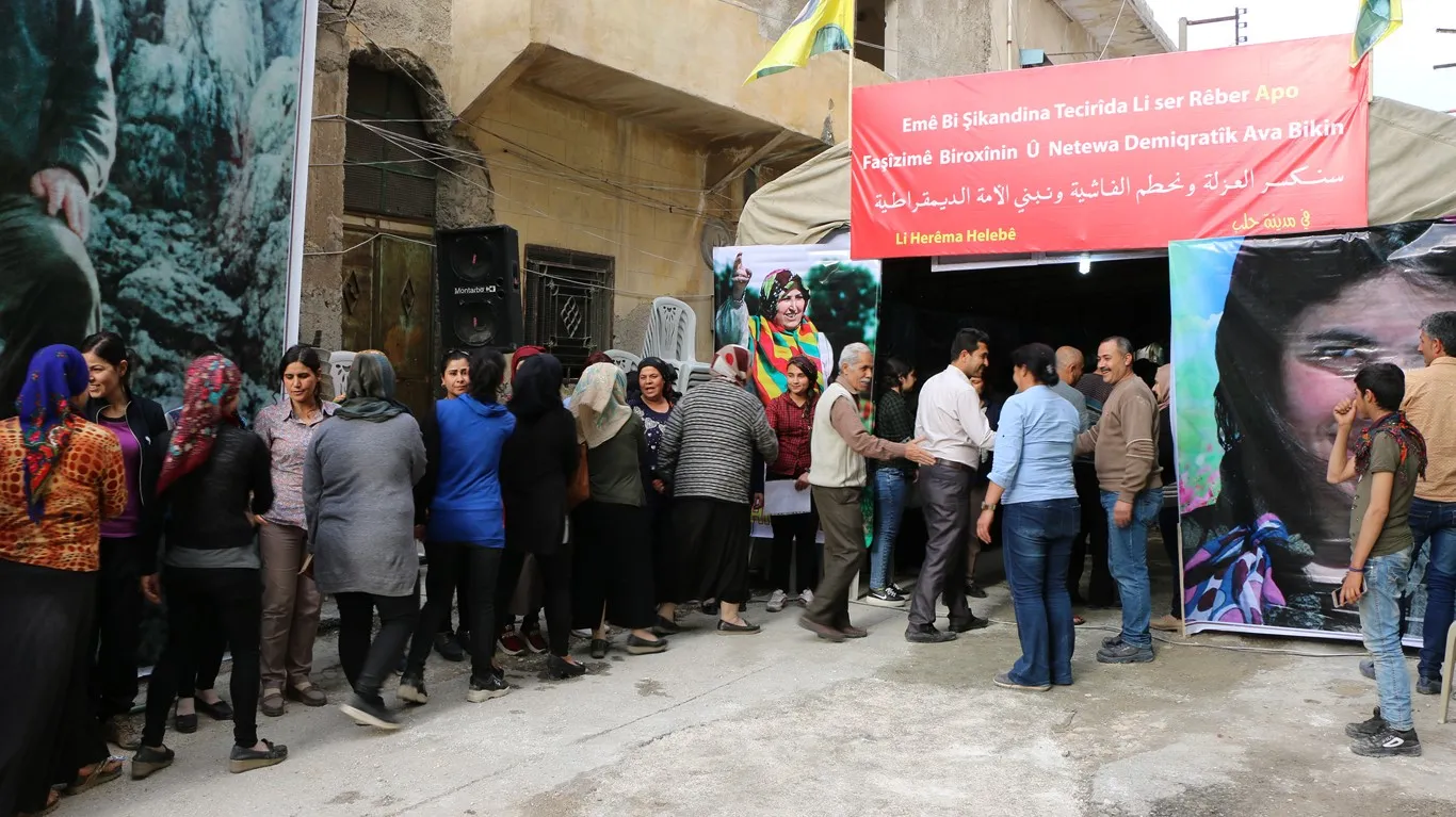 مؤتمر ستار يطلق فعالية في حلب لمساندة مقاومة المضربين حتى الشهادة