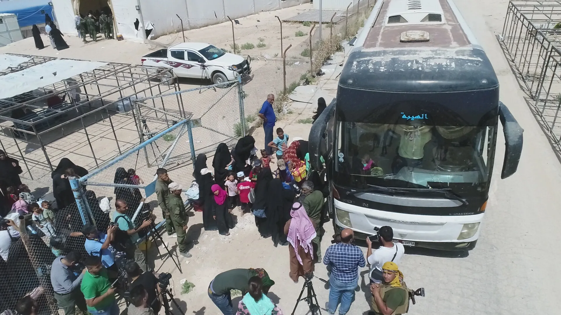 نازحو دير الزور بعد دفعة نازحي الرقة والطبقة