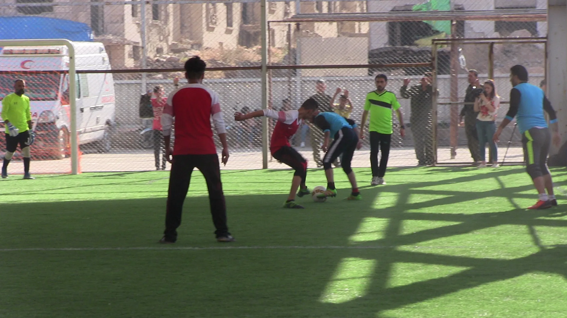 انطلاق دوري "شهداء مقاومة الشيخ مقصود" لكرة القدم في حلب