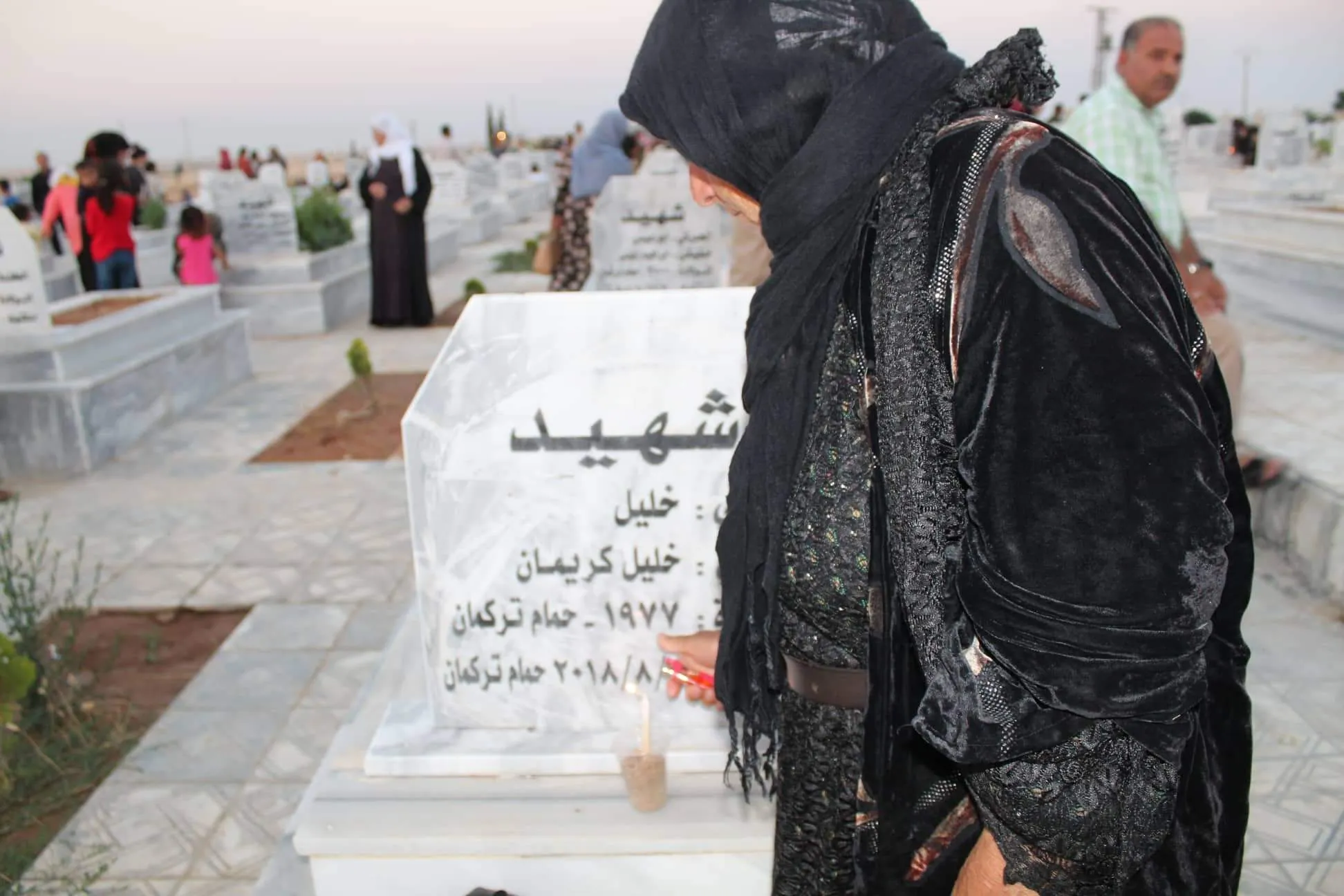 أهالي كري سبي يستذكرون شهداء شهر حزيران ومجزرة كوباني