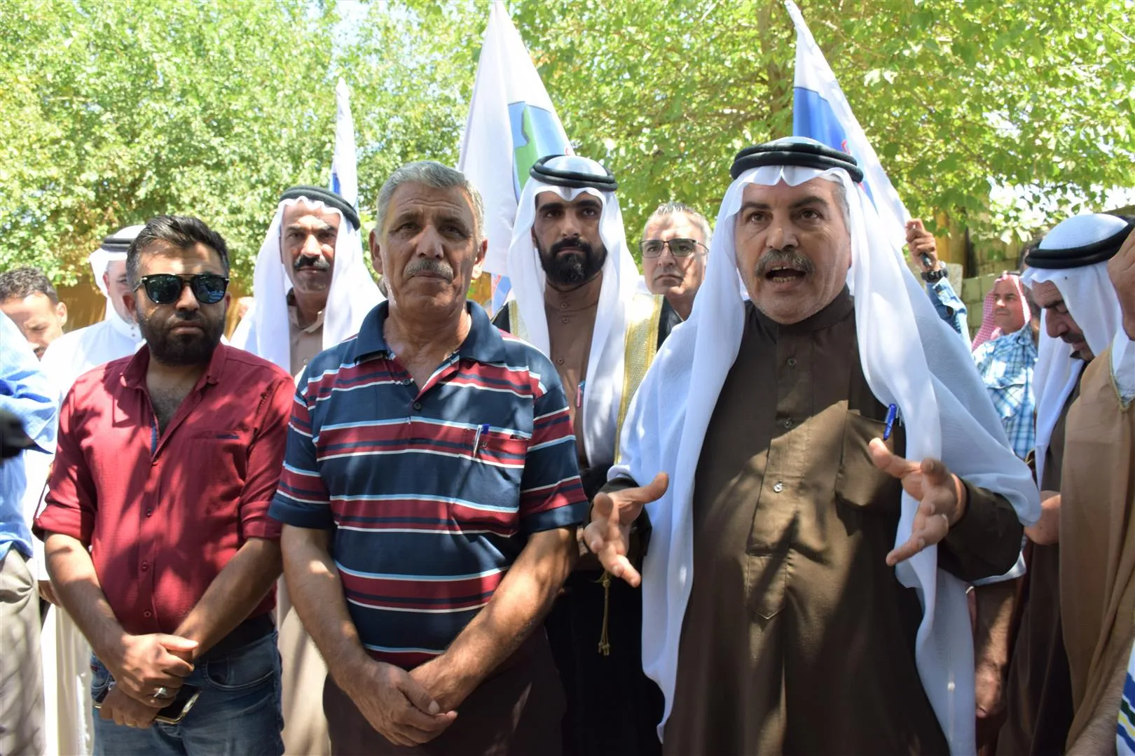 وجهاء العشائر في مقاطعة الحسكة يتقدمون بمطالب للمجتمع الدولي عبر بيان