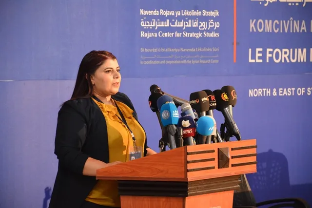 ضيوف المنتدى الدولي يشيدون بـ ق س د ويفضحون الدعم التركي لداعش