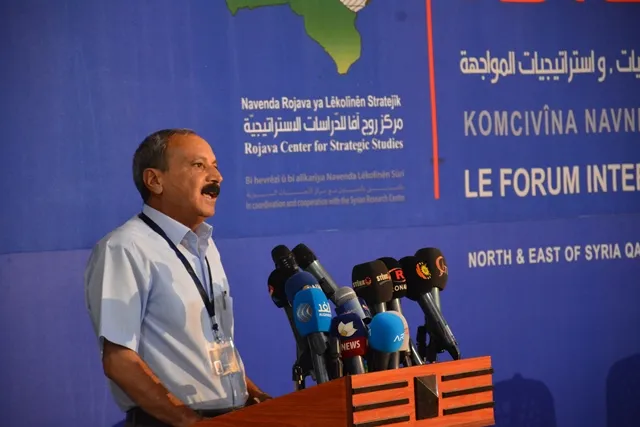 ضيوف المنتدى الدولي يشيدون بـ ق س د ويفضحون الدعم التركي لداعش