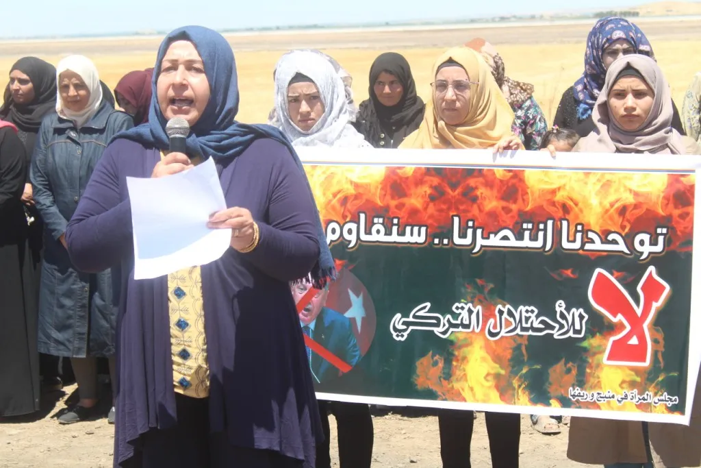 نساء منبج: شعب شمال سوريا بات يدرك السياسات التركية ويرفض الاحتلال