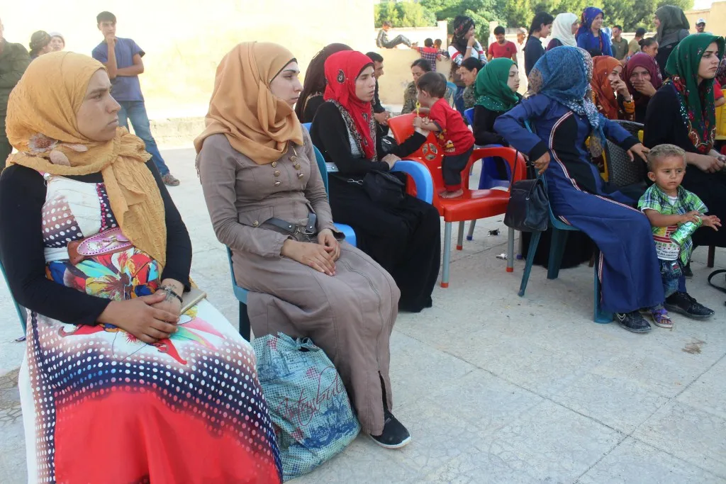 أهالي صرين يحتفلون بمرور الذكرى السنوية الرابعة لتحرير الناحية