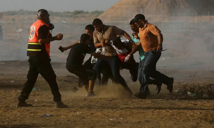 استمرار المسيرات الأسبوعية في غزة وإصابة 56 خلالها اليوم