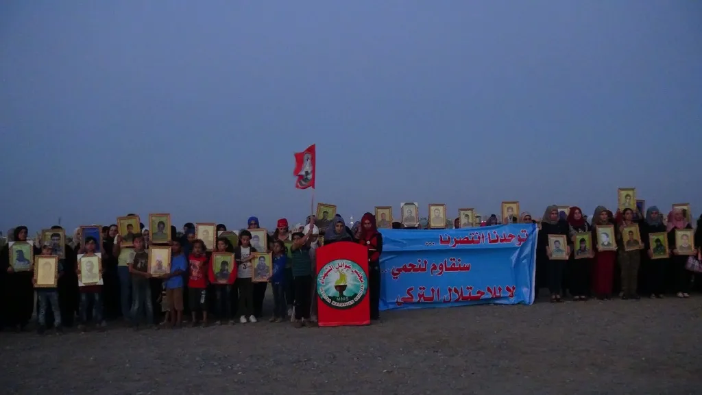 ʹنعاهد بالسير على خطا الشهداء لدحر الاحتلال التركيʹ