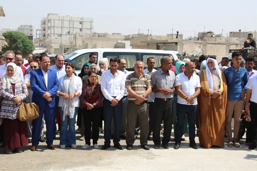 افتتاح كراج البولمان الحديث في حي الحزاونة بمنبج
