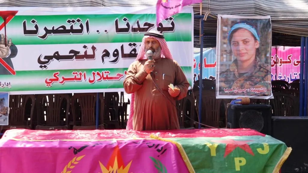 استئناف حملة " توحدنا ، انتصرنا سنقاوم لنحمي" أعمالها بنصب خيمة اعتصام