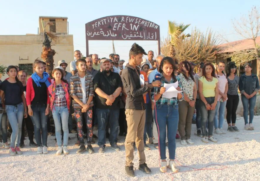 اتحاد مثقفي عفرين يدين ممارسات الحكومة التركية