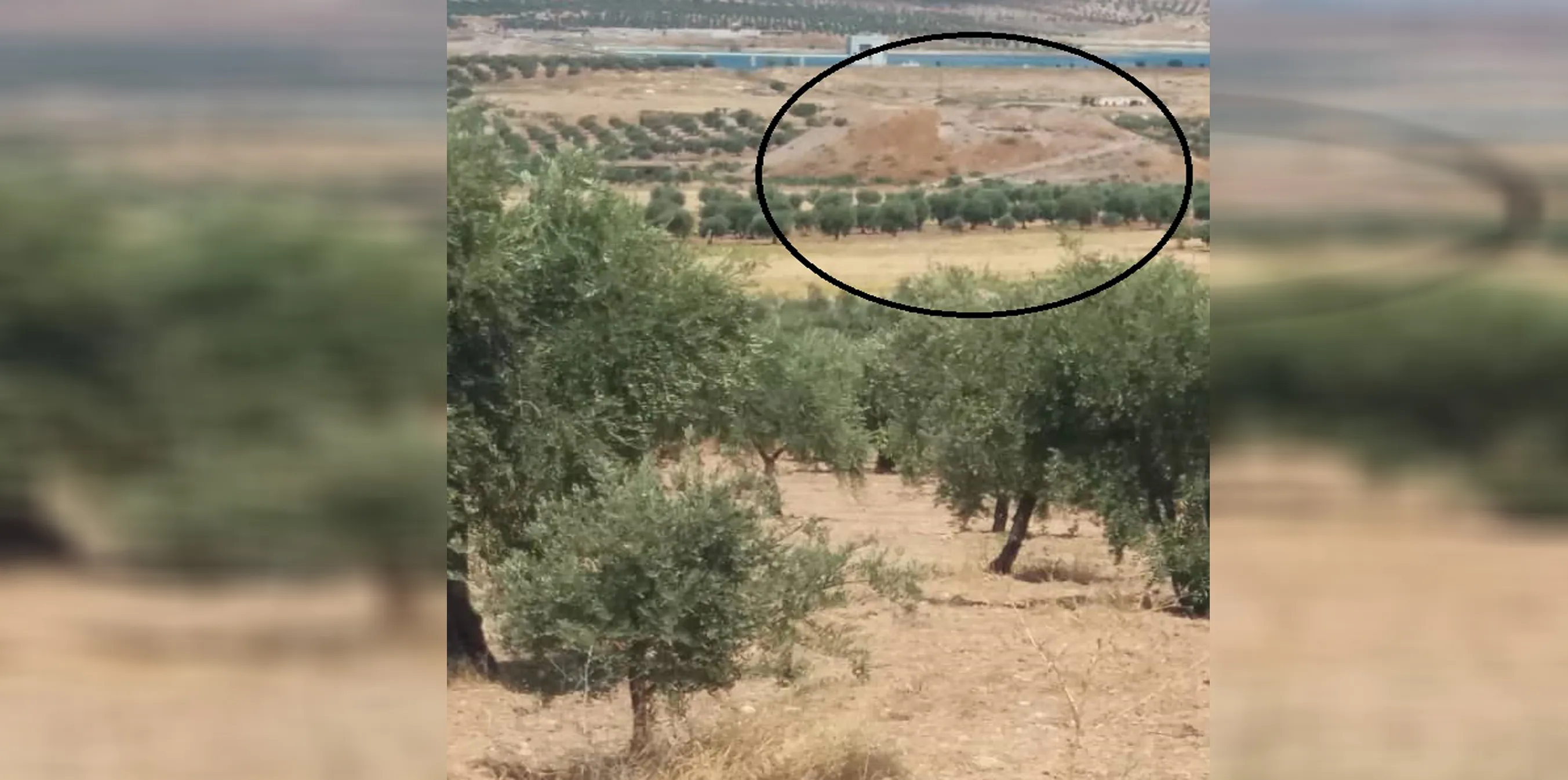 حفر تل قرية علكي وسرقة محتوياته