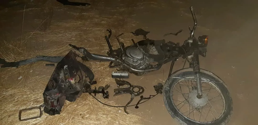 انفجار دراجة نارية في بلدة الشدادي