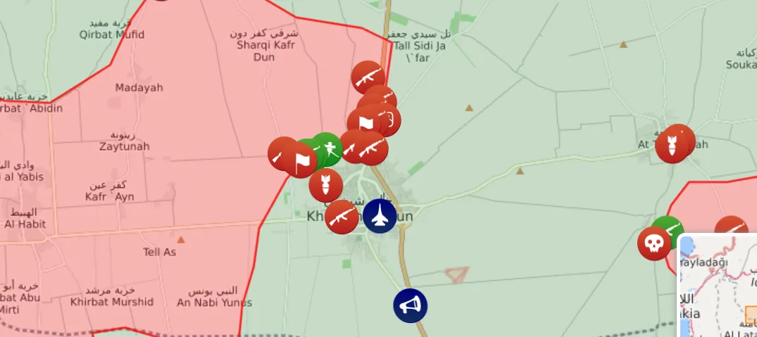 قوات النظام تقتحم مدينة خان شيخون