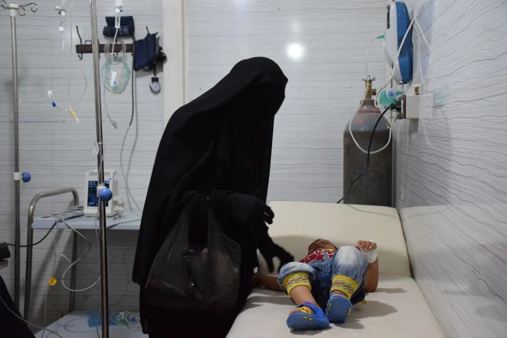 الهلال الأحمر الكردي يستعد لتوسيع المشفى الميداني في مخيم الهول