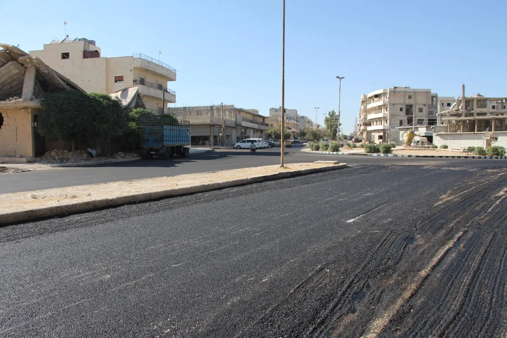 بلدية الشعب بمنبج تشارف على الانتهاء من بعض المشاريع قبل فصل الشتاء