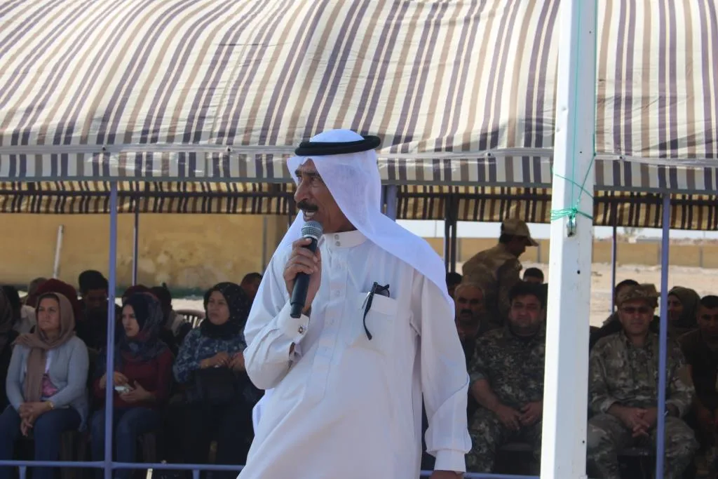 تخريج الدورة الثانية لقوات الدفاع الذاتي في الرقة