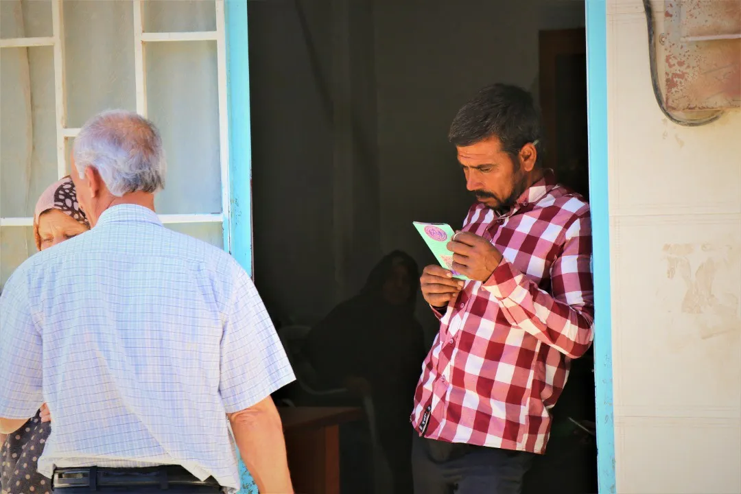 تظاهرة في كوباني وتوزيع منشورات بسري كانيه ضمن حملة مؤتمر ستار