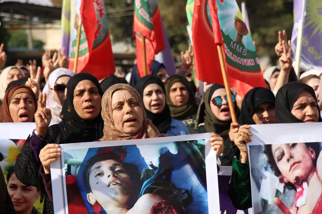 نساء منبج: بنضال المرأة وصمودها سندحر العدوان ونبني مستقبل آمن