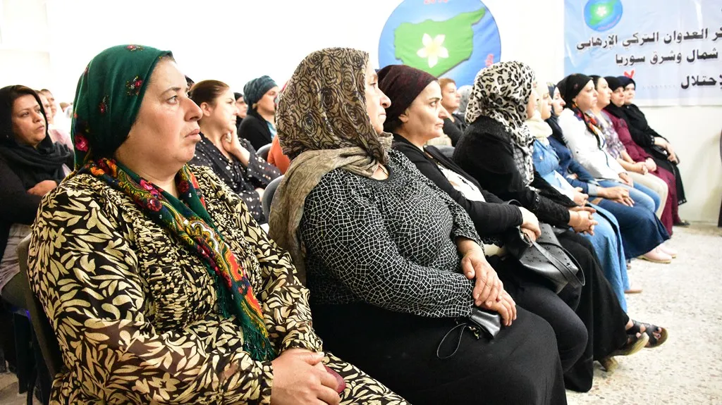 نساء حلب يؤكدن السير على درب الشهيدة هفرين حتى الوصول لسوريا ديمقراطية