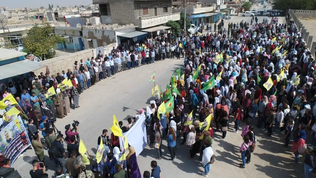 تظاهرات حاشدة تشهدها مدن مقاطعة قامشلو تلبية للنفير العام