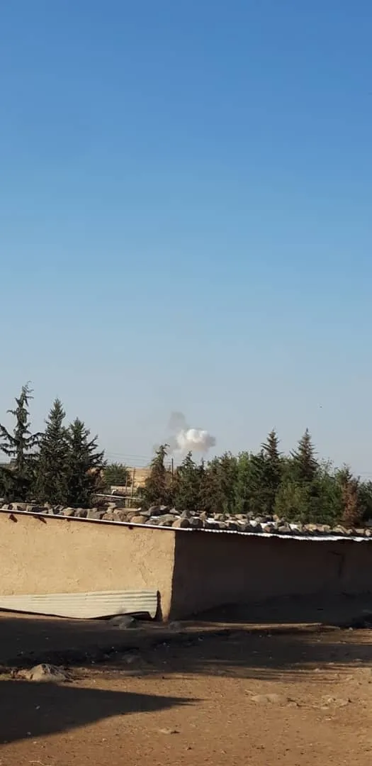 جيش الاحتلال التركي يقصف قرية شمال ناحية كركي لكي