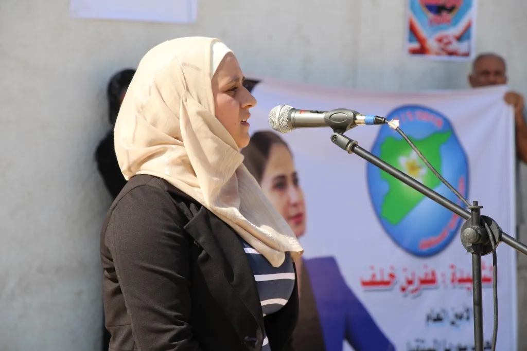 منبج تتظاهر ضد الاحتلال التركي