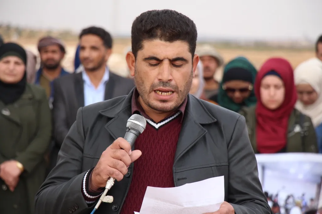 منبج... وقفة احتجاجية لمنظمات المجتمع المدني رفضاً للغزو والمجازر التركية
