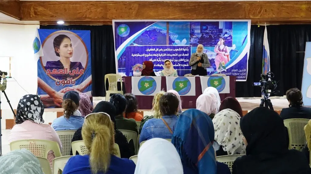 "المرأة التي تحررت وحققت الانتصارات تتعرض اليوم لجرائم تركيا ومرتزقتها"