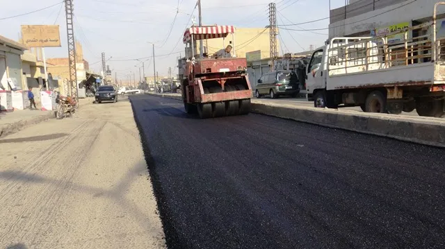 بلدية الشعب في الشدادي تبدأ بتزفيت الطرقات
