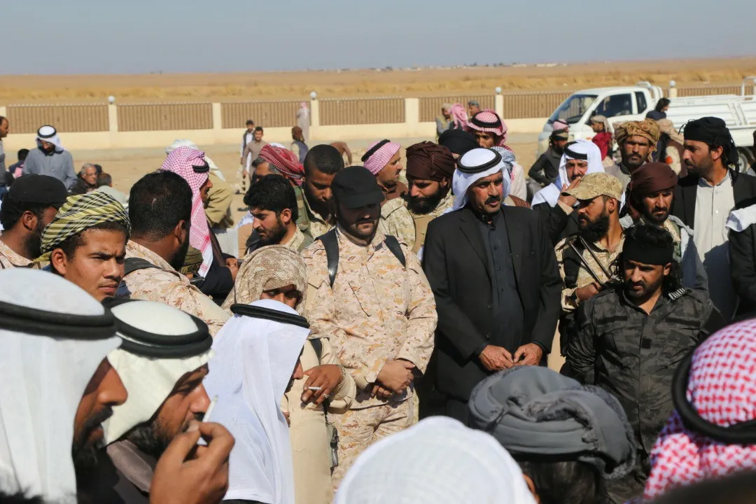 أهالي تل كوجر يشيعون جثامين 3 من شهداء قوات الصناديد