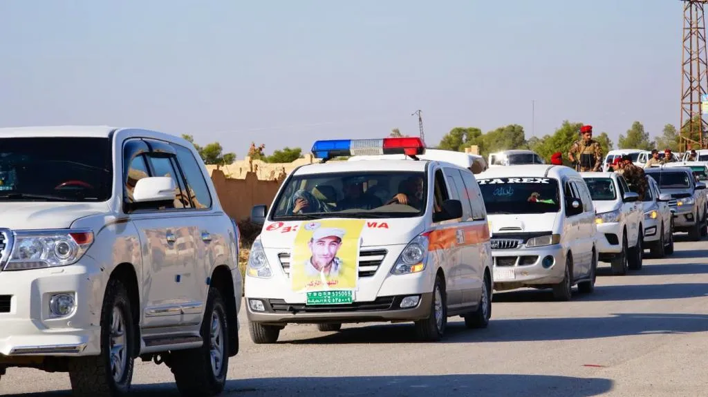 تشييع شهيد والاعلان عن سجل شهيد آخر من مقاومة الكرامة في الطبقة