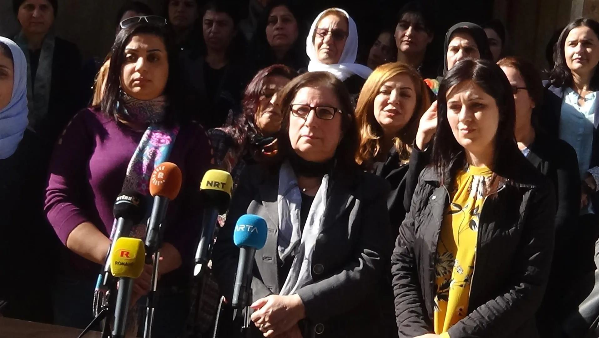 الوفد النسائي وممثلات المرأة في شمال سوريا: سنبذل جهود مشتركة لإيصال صوت الحق للعالم