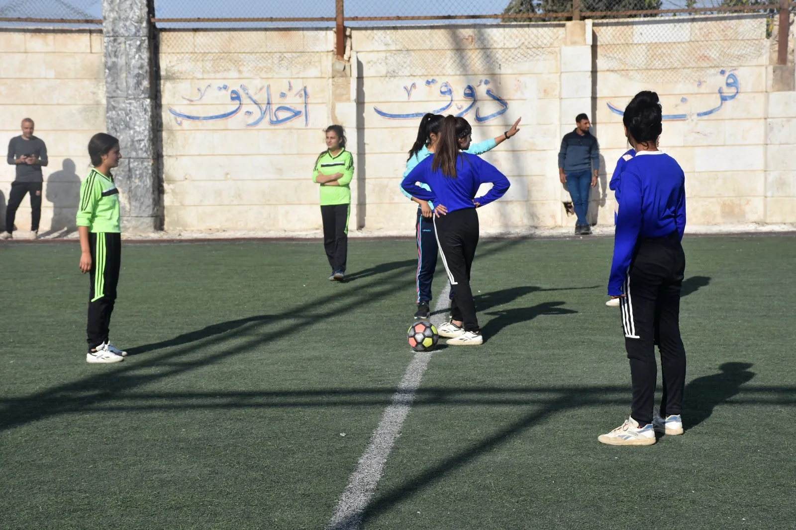 مباراتان لفرق المرأة بمناسبة اليوم العالمي لمناهضة العنف ضد المرأة في مقاطعة الشهباء
