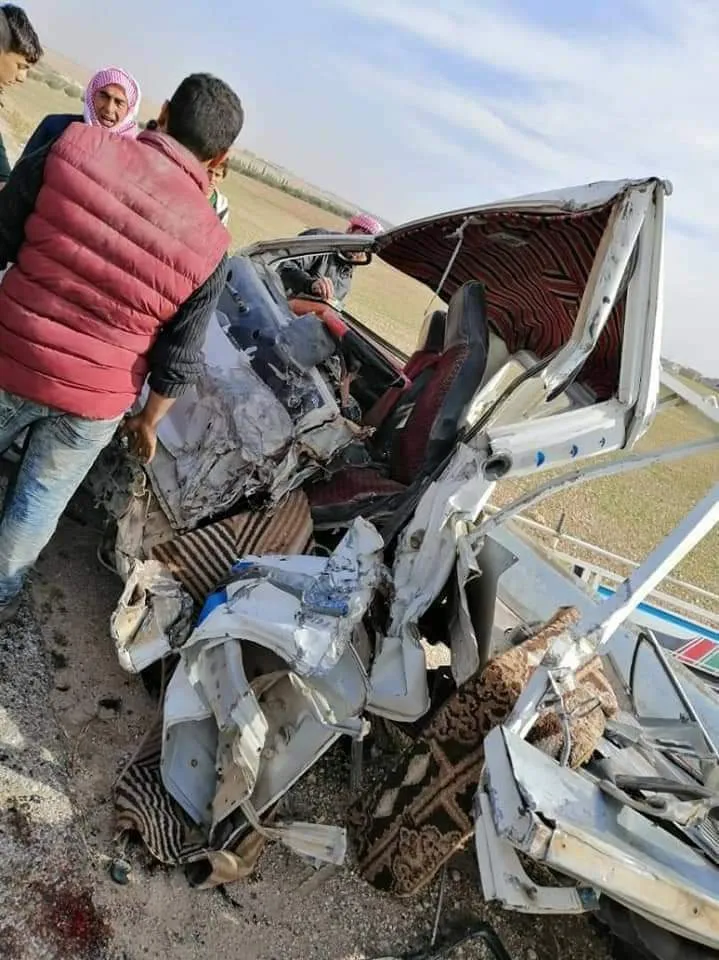 حادث سير بين مصفحة روسية وسيارة مدنية يودي بحياة 3 نساء