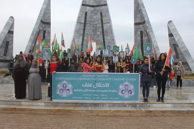 زوجات الشهداء يدعونَ نساء العالم لإعلاء الصوت رفضاً لجرائم تركيا ومرتزقتها بحق المرأة