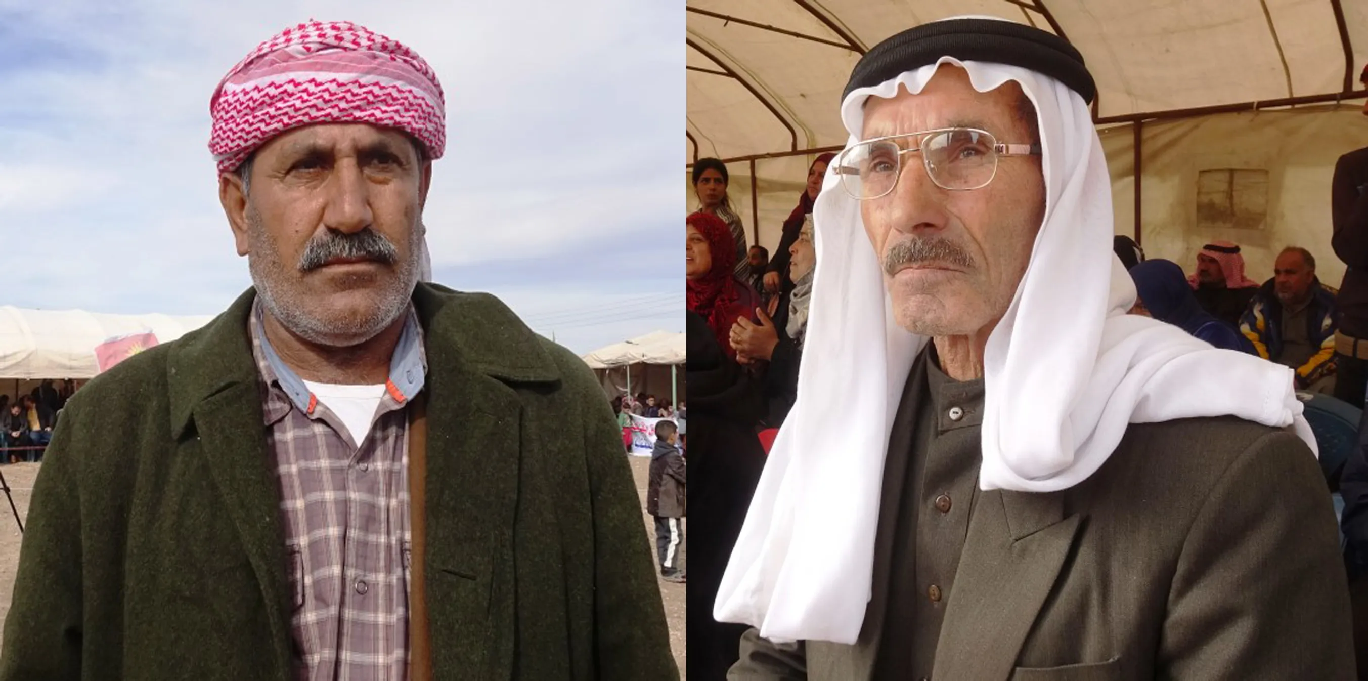 ​​​​​​​معتصمون: نحن أصحاب الأرض الحقيقيين وسنقف بوجه الأطماع التركية