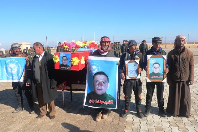 مقبرة الشدادي تستقبل جثمان الشهيد مهند شعيبي