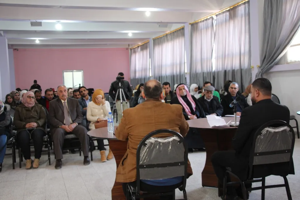 ​​​​​​​نشأة اللغة العربية وانتشارها عنوان محاضرة في منبج
