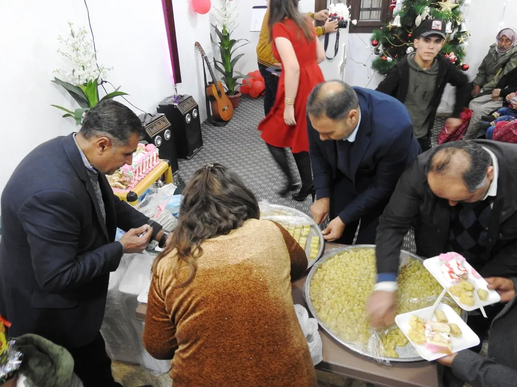 بمناسبةِ عيد ميلاد السّيّد المسيح، كنيسة الأخوة في كوباني تحتفل
