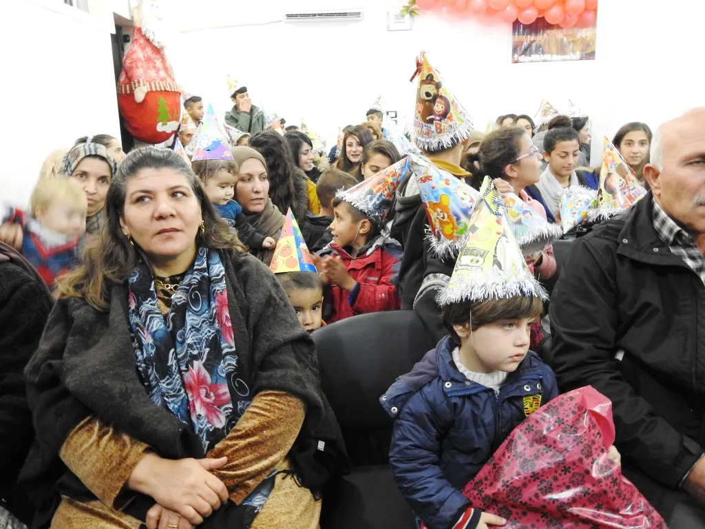 بمناسبةِ عيد ميلاد السّيّد المسيح، كنيسة الأخوة في كوباني تحتفل