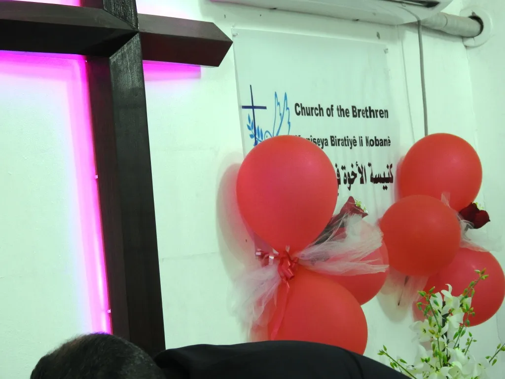 بمناسبةِ عيد ميلاد السّيّد المسيح، كنيسة الأخوة في كوباني تحتفل