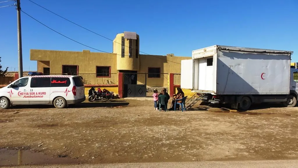 ​​​​​​​الهلال الأحمر الكردي يعالج 190 حالة يومياً والمنظمات الدولية في سبات