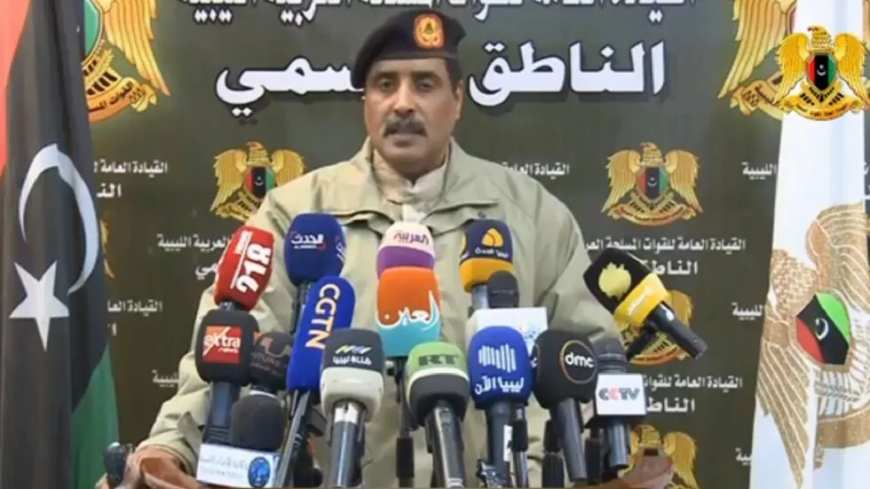 المسماري: قواتنا ستدمر أي سفينة أو طائرة شحن تركية تدخل أراضينا