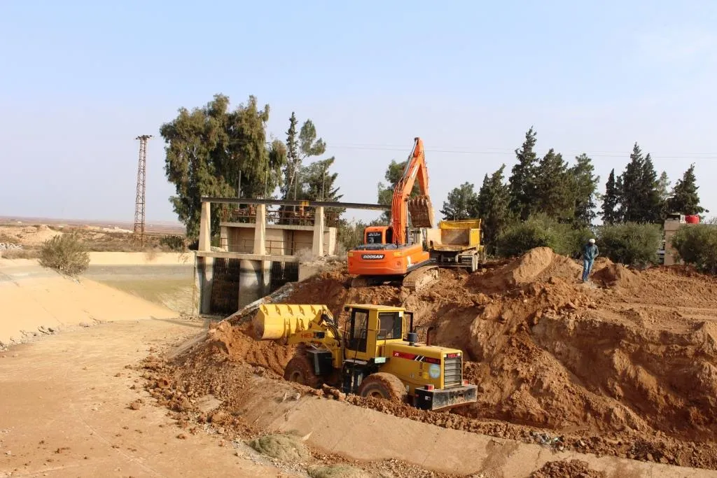 بكلفة 144 مليون ليرة مشاريع صيانة قنوات الري في الرّقة
